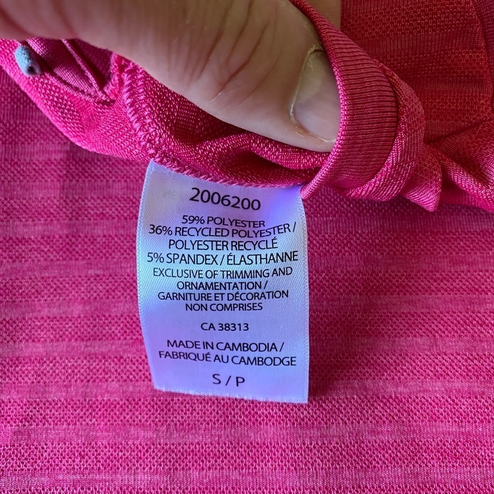 Tuff Athletics Women's Pink Performance Athletic Long Sleeve T-shirt Size Small - Picture 5 of 10